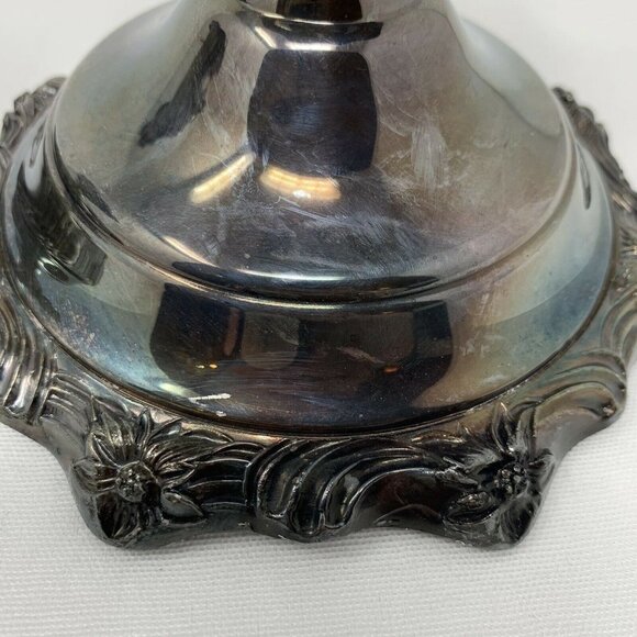 Vintage Sheridan Silver Candle Holders (set of 2) - Picture 8 of 12